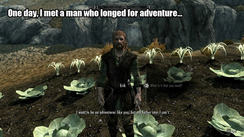 Illustration for article titled Okay, Maybe The High King of Skyrim Can Be A Nice Guy. Sorta.